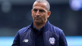 Sabri Lamouchi avec Cardiff City, le 8 mai 2023