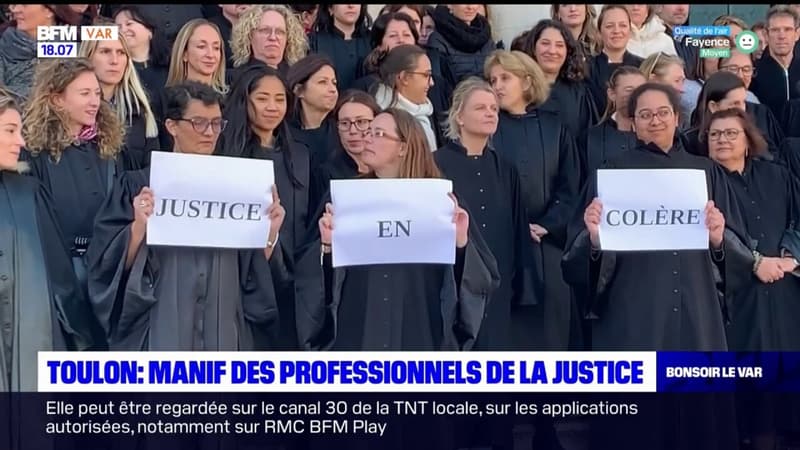 Toulon les professionnels du secteur de la justice en colere 1525758