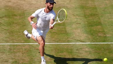Corentin Moutet au tournoi du Queen's, le 19 juin 2025