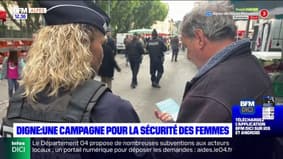 Digne-les-Bains: des flyers distribués pour sensibiliser sur les violences faites aux femmes