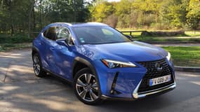 Le Lexus UX300e est le premier modèle 100% électrique du groupe Toyota.