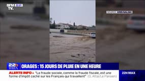 Orages: des fortes pluies et des inondations dans le sud de la France