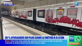 Lyon: 30 % d'usagers en plus dans le métro B