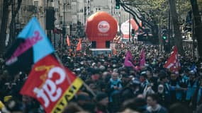 Manifestation contre la réforme des retraites le 13 avril 2023 à Paris 