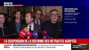 Suspension de la réforme des retraites: Boris Vallaud (PS) salue "une excellente nouvelle"