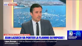 JO 2024: Jean Lazuech, journaliste BFM Marseille, va porter la flamme olympique