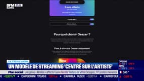 Le Tech Flash :Un modèle de streaming 'centré sur l'artiste', par Léa Benaim - 06/09