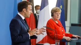 Emmanuel Macron et Angela Merkel