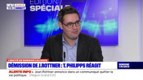 Démission de Rottner: Thibaud Philipps, vice-président de la région, mis au courant "ce midi"
