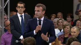 Emmanuel Macron à Rodez le 3 octobre