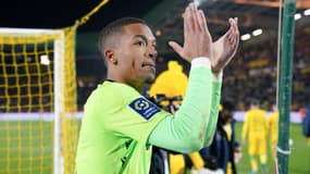 Alban Lafont après sa prestation extraordinaire lors de Nantes-PSG, le 19 février 2022