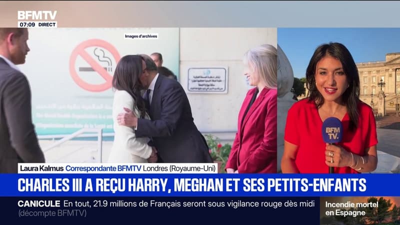 Le roi Charles III a reçu le prince Harry, Meghan et leurs enfants, une première depuis 2022
