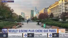 Neuilly-sur-Seine est en moyenne plus chère que la capitale 