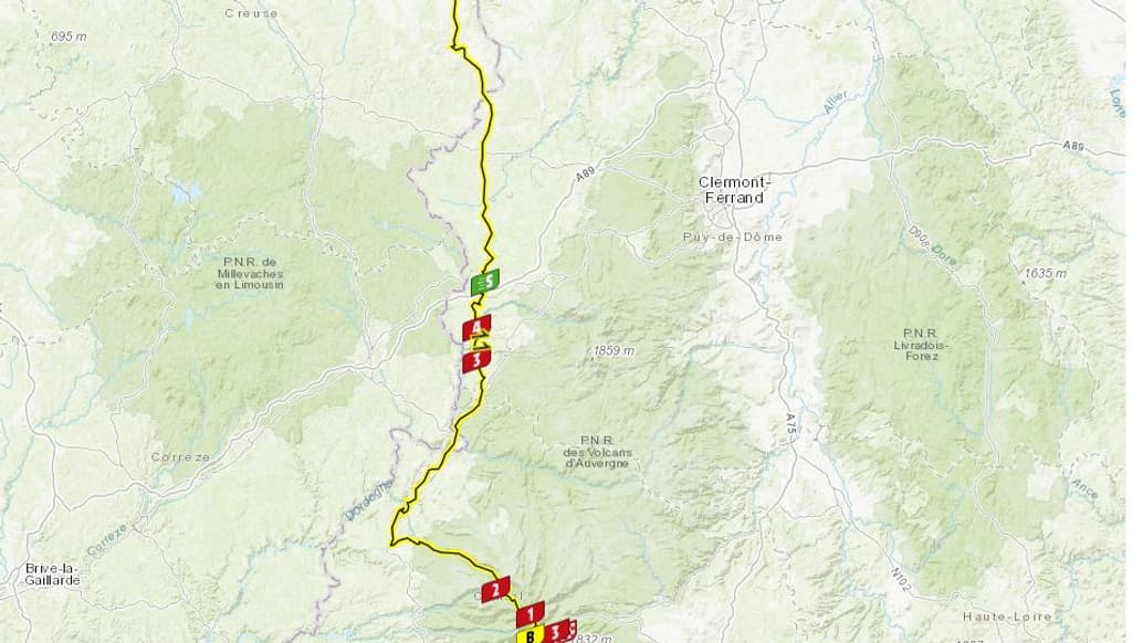 Le parcours de la 11e étape Tour de France 2024 Le parcours de la 11e étape Tour de France 2024