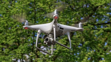 Un drone Dji Phantom actuellement testé pour la surveillance des autoroutes