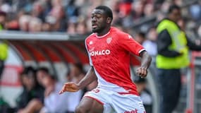 Youssouf Fofana avec Monaco en amical, le 7 août 2023