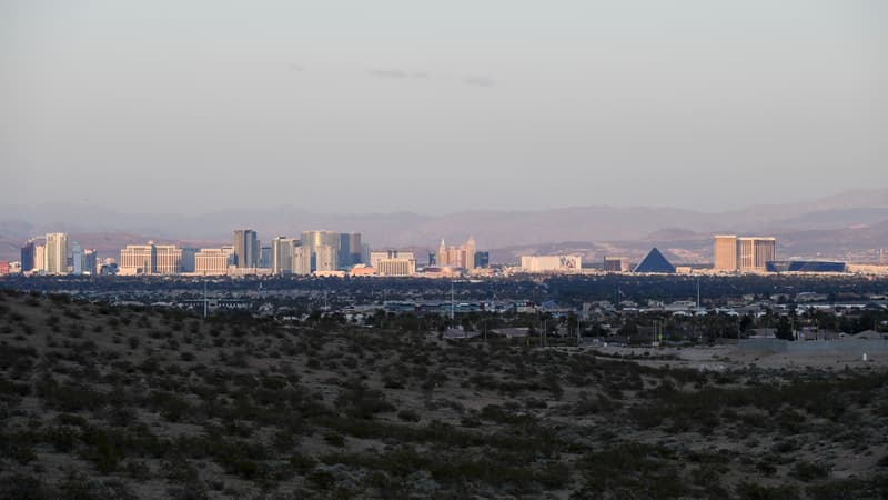 Vue de Las Vegas, au Nevada. 