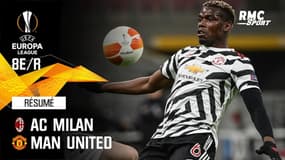Résumé : AC Milan 0-1 Manchester United (Q) - Ligue Europa 8e de finale retour