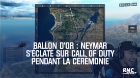 Ballon d'Or : Neymar s'éclate sur Call of Duty pendant la cérémonie 