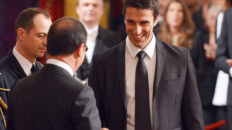 Tony Estanguet avec François Hollande