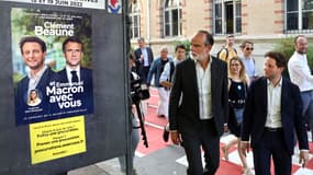 Édouard Philippe est venu soutenir Clément Beaune mercredi 15 juin 2022, en campagne pour le second tour des législatives à Paris