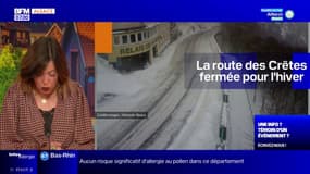 Alsace: la fermeture de la route des Crêtes avancée en raison de la neige
