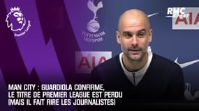 Man City : Guardiola confirme, le titre de Premier League est perdu (mais il fait rire les journalistes)