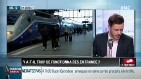 Y a-t-il trop de fonctionnaires en France? Ca fait débat sur RMC
