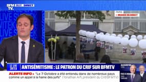 "Les images du 7-octobre ont été considérées, entendues comme un appel à la haine des juifs", estime Yonathan Arfi (président du Crif)