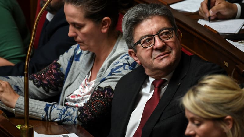 Le député insoumis des Bouches-du-Rhône Jean-Luc Mélenchon, le 12 juin 2019 à l'Assemblée nationale 