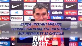 Barça : Instant malaise lorsque Valverde est questionné sur Neymar et sa cheville