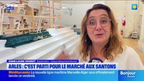 Arles: démarrage du marché aux santons