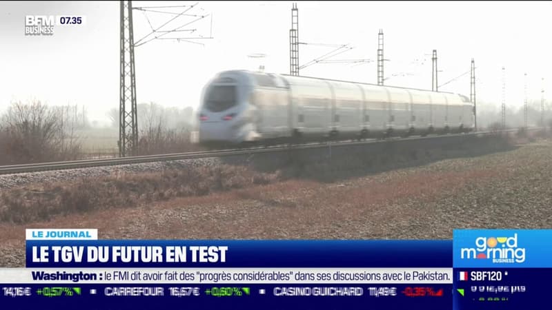 Le TGV du futur en test