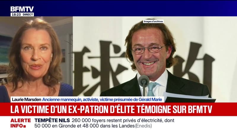 Laurie Marsden, ancienne mannequin, accuse Gérald Marie, ancien patron d'Elite, de tentative de viol