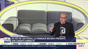 Anthony Morel: Miliboo présente son canapé connecté au CES de Las Vegas - 08/01