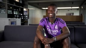 Eduardo Camavinga à Madrid le 10 avril 2023