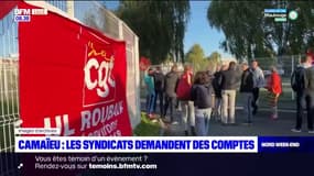 Roubaix: les syndicats et salariés de Camaïeu manifestent pour réclamer des comptes aux dirigeants