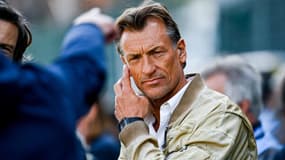 Hervé Renard lors de la finale de Coupe de France féminine entre Lyon et le PSG, 13 mai 2023