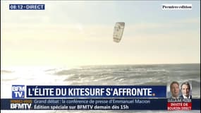 Les champions de kitesurf s'affrontent aujourd'hui à Leucate  