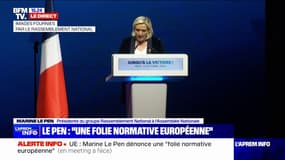 Asile des femmes afghanes: "Ce n'est ni sérieux, ni raisonnable", juge Marine Le Pen