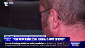 "Je n'ai pas réfléchi, je lui ai sauté dessus": Christophe, qui s'est interposé lors de l'attaque de la gare de Lyon, témoigne