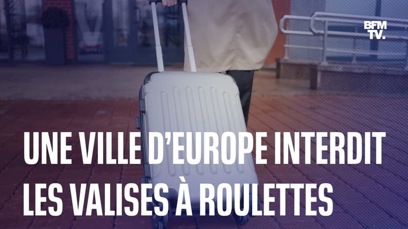Cette ville d'Europe a décidé d'interdire les valises à roulettes car elles sont trop bruyantes