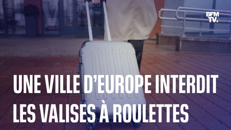 Cette ville d'Europe a décidé d'interdire les valises à roulettes car elles sont trop bruyantes