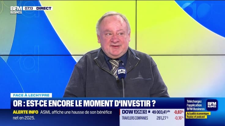 Emmanuel Lechypre face à Jean-Marc Daniel : Or, est-ce encore le moment d'investir ? - 28/01