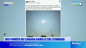 Incendies au Canada: des fumées visibles jusque dans le ciel lyonnais