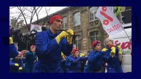 Des manifestantes