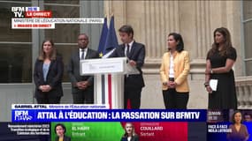 Gabriel Attal: "Nous devons remettre le respect de l'autorité et les savoirs fondamentaux au cœur de l'école"