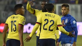 Neymar face à Jeison Murillo
