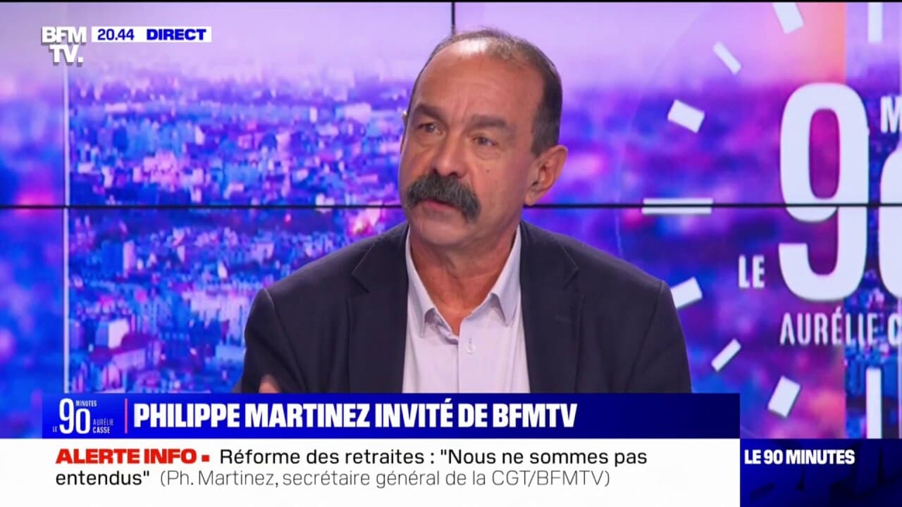 Retraites: Philippe Martinez (CGT) Dénonce Une "position Dogmatique De ...