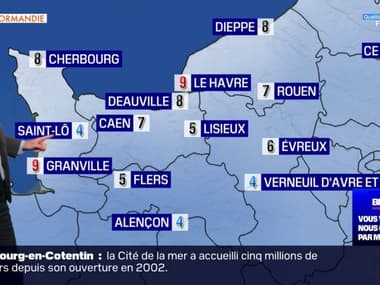 Météo Normandie:  14°C et quelques éclaircies à Cherbourg, des nuages partout ailleurs